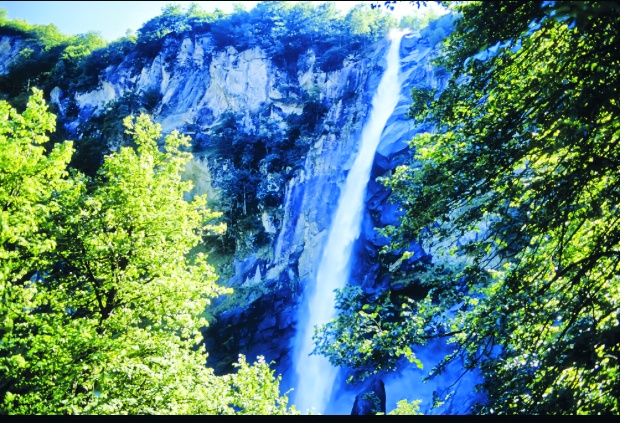 La cascata di Foroglio.