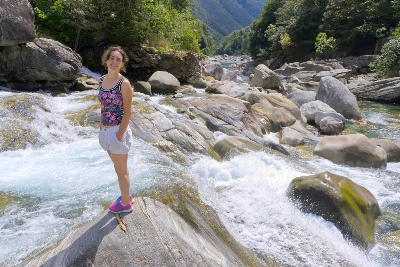 Aline et la Verzasca