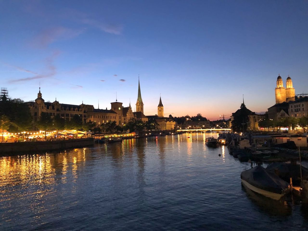 Vista da Quaibrücke
